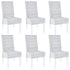 Swen Studio -  Dining Chairs 6 pcs Light Brown Kubu Rattan and Mango Wood(3x246654)